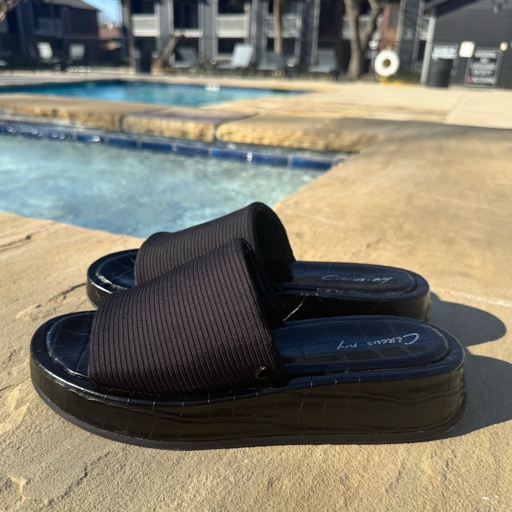 Circus NY by Sam Edelman Latasha Platform Slide Sandals – Size 8.5 – Rare Style - Picture 6 of 12